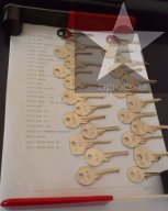25 different Bumping Keys and 2 Bumping Hammers
