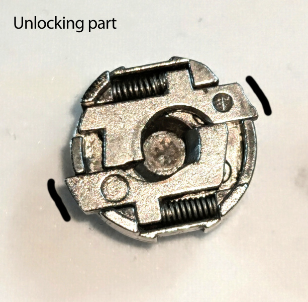 ABUS X-PLUS cutaway gutted