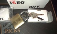 Funny ISEO City padlock