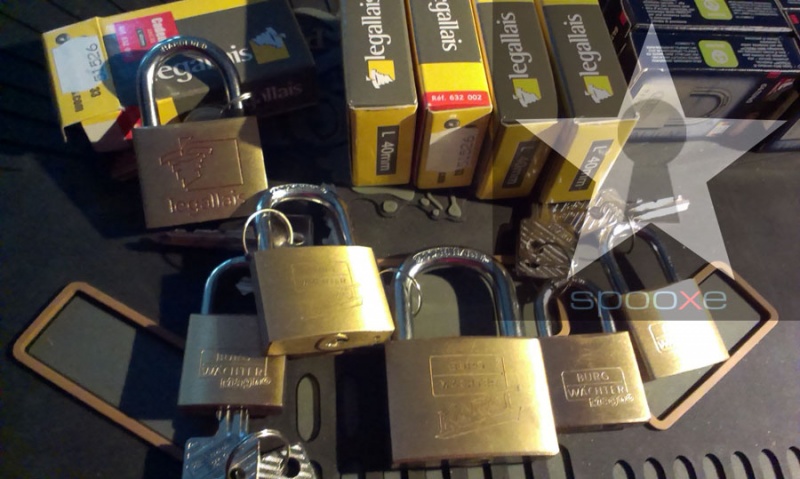 Padlocks from Legallais and Burgwächter