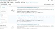 Patents for secure locks from Assa Abloy